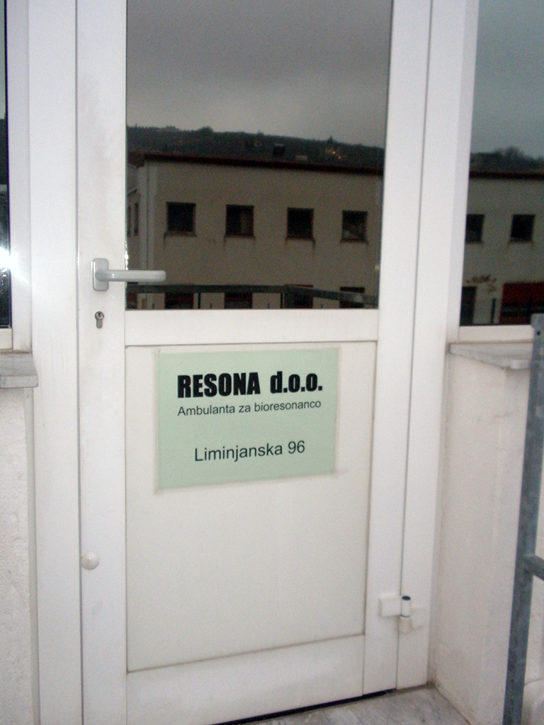 Vhodna vrata Resona bioresonanca